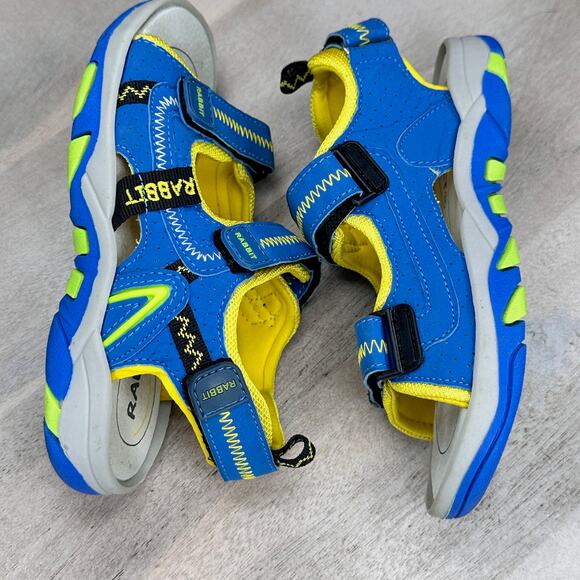 Kids Sandals Rabbit Unisex Size 1 US 32 EU Kids Blue Fisherman Sandals - Picture 10 of 12